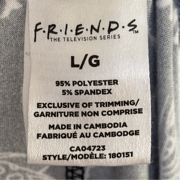 Fried’s Women’s Pajama Bottom/ Lounge Pants with All Over Print Size Large - Picture 10 of 11